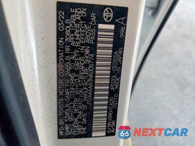 Zdjęcie 13 z 13 samochodu: 2022 TOYOTA MIRAI LE VIN:JTDAAAAA3NA005774 - miniatura