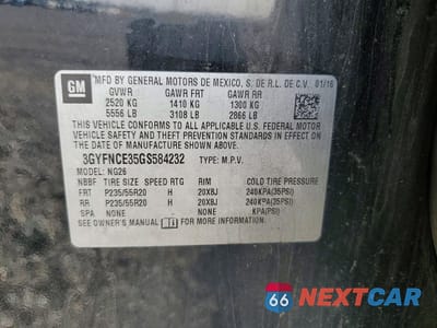 Zdjęcie 14 z 14 samochodu: 2016 CADILLAC SRX PERFORMANCE COLLECTION VIN:3GYFNCE35GS584232 - miniatura