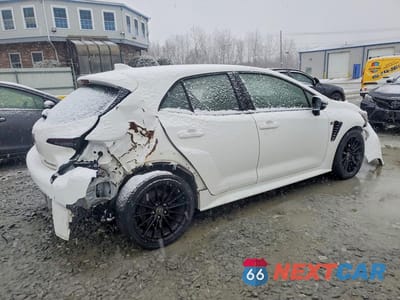 Trzecie zdjęcie samochodu z tyłu: 2023 TOYOTA GR COROLLA CORE VIN:JTNABAAE3PA001223 - miniatura