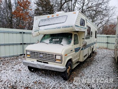 Drugie zdjęcie samochodu z przodu: 1991 FORD ECONOLINE E350 CUTAWAY VAN VIN:1FDKE30G2MHA88495 - miniatura