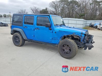 Czwarte zdjęcie samochodu z boku: 2015 JEEP WRANGLER UNLIMITED SPORT VIN:1C4BJWDG2FL648785 - miniatura