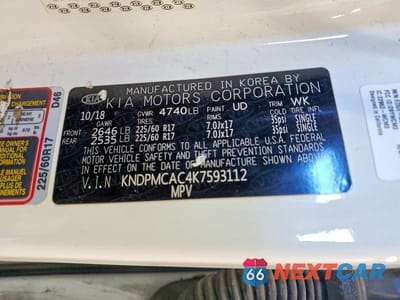 Zdjęcie 12 z 12 samochodu: 2019 KIA SPORTAGE LX VIN:KNDPMCAC4K7593112 - miniatura