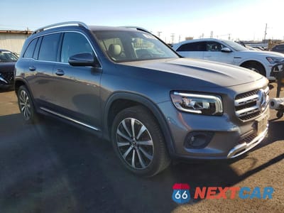 Czwarte zdjęcie samochodu z boku: 2022 MERCEDES-BENZ GLB 250 VIN:W1N4M4GB7NW192308 - miniatura