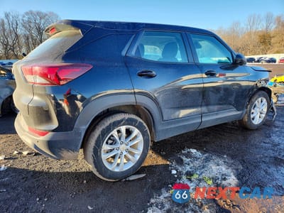 Trzecie zdjęcie samochodu z tyłu: 2023 CHEVROLET TRAILBLAZER LS VIN:KL79MMS27PB080622 - miniatura
