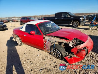Czwarte zdjęcie samochodu z boku: 1991 MAZDA MX-5 MIATA VIN:JM1NA3519M1219853 - miniatura