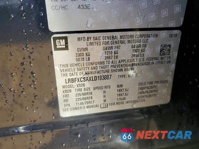 Zdjęcie 13 z 14 samochodu: 2020 BUICK ENVISION ESSENCE VIN:LRBFXCSAXLD103807 - miniatura