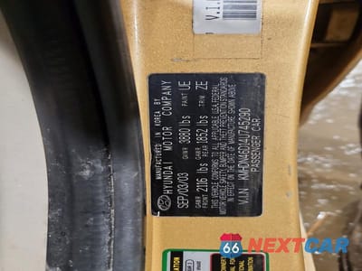Zdjęcie 12 z 12 samochodu: 2004 HYUNDAI ELANTRA GLS VIN:KMHDN46D14U745290 - miniatura