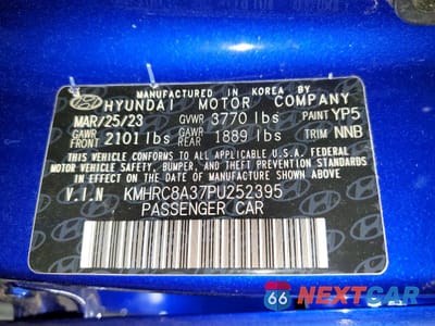 Zdjęcie 13 z 13 samochodu: 2023 HYUNDAI VENUE SEL VIN:KMHRC8A37PU252395 - miniatura