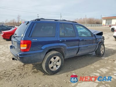 Trzecie zdjęcie samochodu z tyłu: 2001 JEEP GRAND CHEROKEE LIMITED VIN:1J4GW58N91C616378 - miniatura