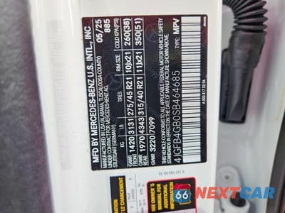 Zdjęcie 14 z 14 samochodu: 2025 MERCEDES-BENZ GLE 450E 4MATIC VIN:4JGFB4GB0SB464685 - miniatura