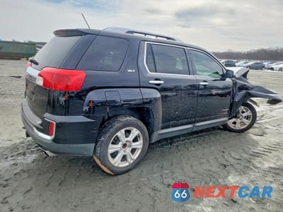 Trzecie zdjęcie samochodu z tyłu: 2016 GMC TERRAIN SLT VIN:2GKFLPE38G6212390 - miniatura