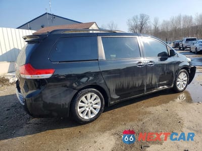 Trzecie zdjęcie samochodu z tyłu: 2011 TOYOTA SIENNA LIMITED 7-PASSENGER VIN:5TDYK3DCXBS168344 - miniatura