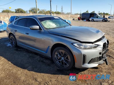 Czwarte zdjęcie samochodu z boku: 2024 BMW I4 EDRIVE 40 VIN:WBY73AW09RFT39271 - miniatura