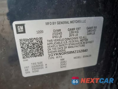 Zdjęcie 13 z 13 samochodu: 2021 CADILLAC XT5 SPORT VIN:1GYKNGRS8MZ152840 - miniatura
