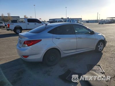 Trzecie zdjęcie samochodu z tyłu: 2014 HYUNDAI ACCENT GLS VIN:KMHCT4AE6EU707475 - miniatura