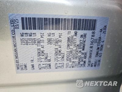 Zdjęcie 12 z 13 samochodu: 2025 NISSAN ROGUE SV VIN:5N1BT3BAXSC836788 - miniatura