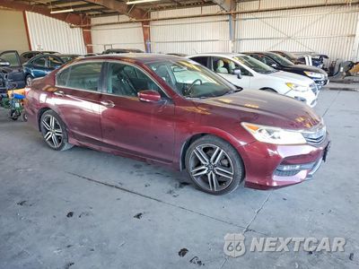 Czwarte zdjęcie samochodu z boku: 2017 HONDA ACCORD SPORT VIN:1HGCR2F52HA158106 - miniatura