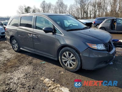 Czwarte zdjęcie samochodu z boku: 2015 HONDA ODYSSEY EXL VIN:5FNRL5H62FB118565 - miniatura