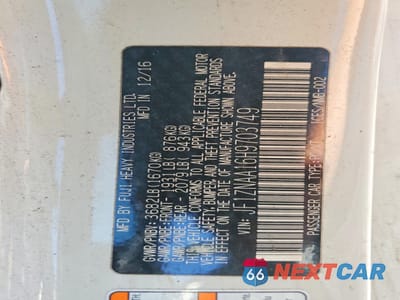 Zdjęcie 12 z 12 samochodu: 2017 TOYOTA 86 BASE VIN:JF1ZNAA16H9703749 - miniatura