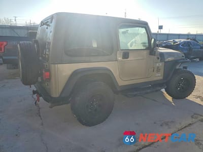 Trzecie zdjęcie samochodu z tyłu: 2003 JEEP WRANGLER COMMANDO VIN:1J4FA39S63P312343 - miniatura