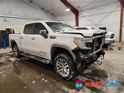 Czwarte zdjęcie samochodu z boku: 2020 GMC SIERRA K1500 SLT VIN:3GTU9DEL2LG160429 - miniatura