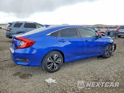 Trzecie zdjęcie samochodu z tyłu: 2018 HONDA CIVIC EX VIN:JHMFC1F37JX018155 - miniatura