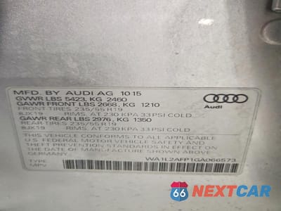 Zdjęcie 13 z 13 samochodu: 2016 AUDI Q5 PREMIUM PLUS VIN:WA1L2AFP1GA066573 - miniatura