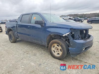 Czwarte zdjęcie samochodu z boku: 2021 CHEVROLET SILVERADO C1500 RST VIN:1GCPWDED6MZ400405 - miniatura