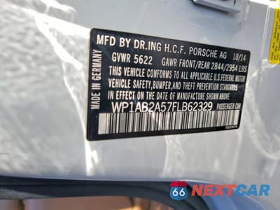Zdjęcie 13 z 14 samochodu: 2015 PORSCHE MACAN S VIN:WP1AB2A57FLB62329 - miniatura