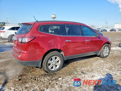 Trzecie zdjęcie samochodu z tyłu: 2013 CHEVROLET TRAVERSE LT VIN:1GNKVJKD5DJ107701 - miniatura