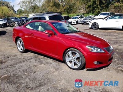 Czwarte zdjęcie samochodu z boku: 2012 LEXUS IS 350 VIN:JTHFE2C2XC2507225 - miniatura