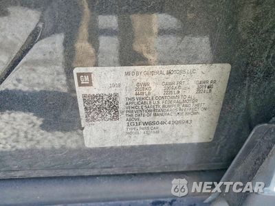 Zdjęcie 13 z 14 samochodu: 2019 CHEVROLET BOLT EV LT VIN:1G1FW6S04K4108943 - miniatura
