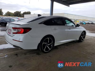 Trzecie zdjęcie samochodu z tyłu: 2022 HONDA ACCORD SPORT VIN:1HGCV1F38NA079376 - miniatura