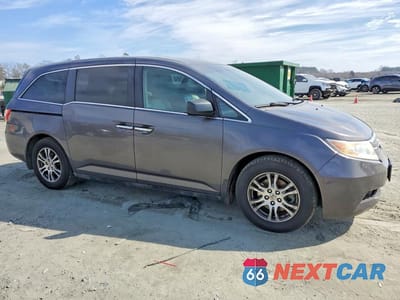 Czwarte zdjęcie samochodu z boku: 2012 HONDA ODYSSEY EXL VIN:5FNRL5H60CB064890 - miniatura