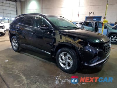 Czwarte zdjęcie samochodu z boku: 2023 HYUNDAI TUCSON SEL VIN:5NMJBCAE5PH187952 - miniatura