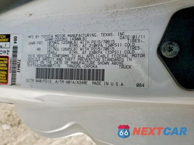 Zdjęcie 14 z 14 samochodu: 2011 TOYOTA TACOMA UTILITY / SERVICE TRUCK VIN:5TFTX4CN4BX007115 - miniatura