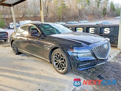 Czwarte zdjęcie samochodu z boku: 2021 GENESIS G80 BASE VIN:KMTGB4SC0MU046239 - miniatura