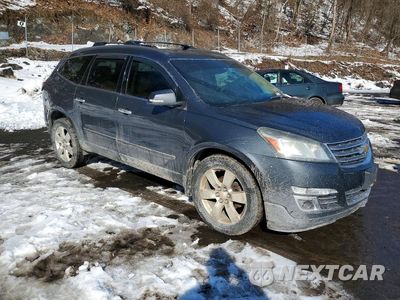 Czwarte zdjęcie samochodu z boku: 2013 CHEVROLET TRAVERSE LTZ VIN:1GNKVLKD9DJ182350 - miniatura