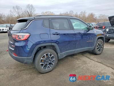 Trzecie zdjęcie samochodu z tyłu: 2020 JEEP COMPASS TRAILHAWK VIN:3C4NJDDBXLT203314 - miniatura