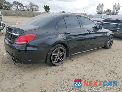 Trzecie zdjęcie samochodu z tyłu: 2021 MERCEDES-BENZ C 43 AMG VIN:W1KWF6EBXMR649138 - miniatura