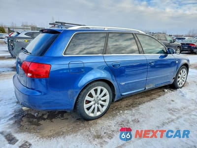 Trzecie zdjęcie samochodu z tyłu: 2008 AUDI A4 2.0T AVANT QUATTRO VIN:WAUKF68E88A149303 - miniatura