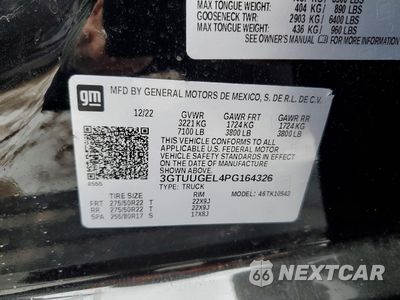 Zdjęcie 12 z 12 samochodu: 2023 GMC SIERRA K1500 DENALI VIN:3GTUUGEL4PG164326 - miniatura