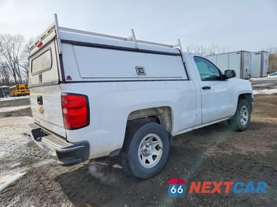 Trzecie zdjęcie samochodu z tyłu: 2015 CHEVROLET SILVERADO C1500 VIN:1GCNCPEH5FZ433810 - miniatura