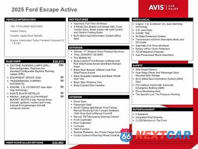 Zdjęcie 13 z 13 samochodu: 2025 FORD ESCAPE ACTIVE VIN:1FMCU9GN1SUB18055 - miniatura