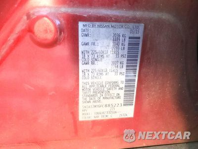 Zdjęcie 14 z 15 samochodu: 2015 NISSAN ROGUE VIN:5N1AT2MT6FC885223 - miniatura