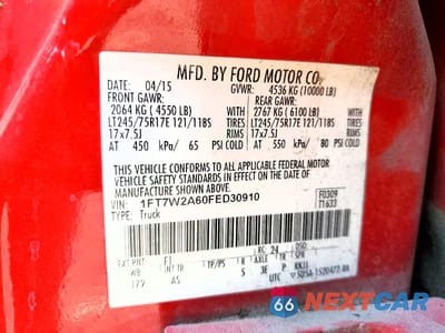 Zdjęcie 13 z 13 samochodu: 2015 FORD F250 SUPER DUTY VIN:1FT7W2A60FED30910 - miniatura