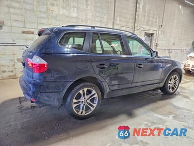 Trzecie zdjęcie samochodu z tyłu: 2007 BMW X3 3.0SI VIN:WBXPC93487WF19917 - miniatura