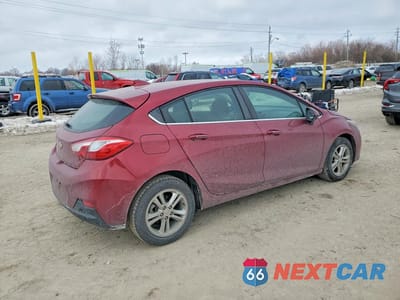 Trzecie zdjęcie samochodu z tyłu: 2018 CHEVROLET CRUZE LT VIN:3G1BE6SM1JS651024 - miniatura