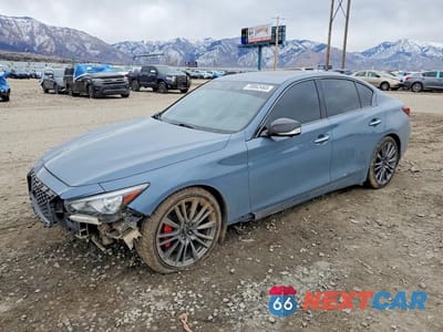 2021 INFINITI Q50 RED SPORT 400 JN1FV7DP8MM850245 - główne zdjęcie licytacji z USA - miniatura