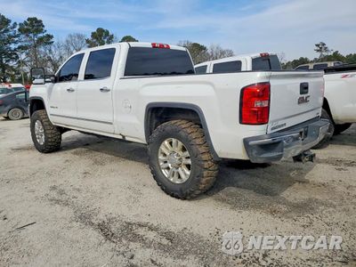 Trzecie zdjęcie samochodu z tyłu: 2018 GMC SIERRA K2500 SLT VIN:1GT12TEY9JF240600 - miniatura